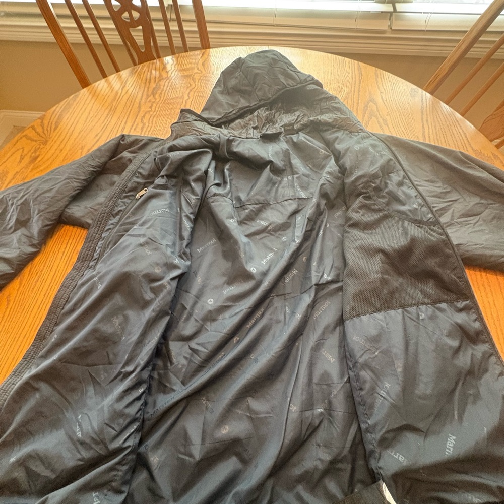 Marmot Men’s Black Ultralight Hooded Jacket XL - Picture 7 of 9